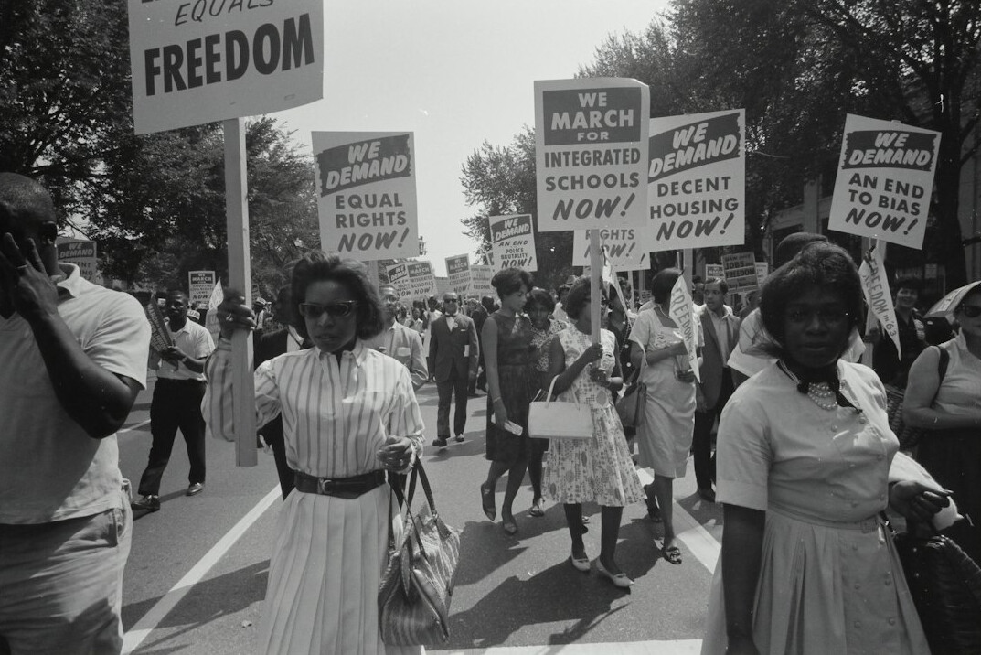 historical protest march
